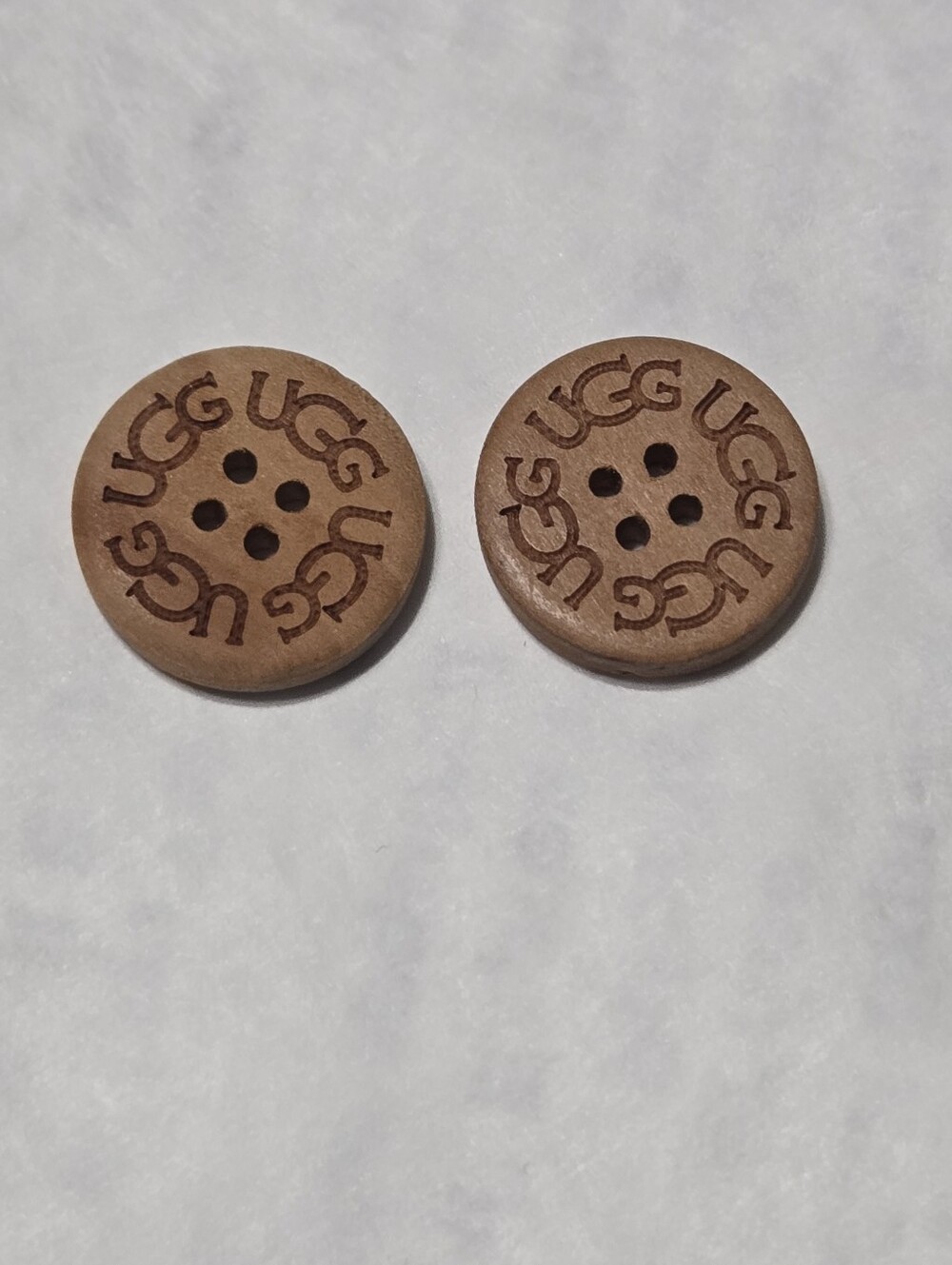 Set of 2 Larger UGG Buttons